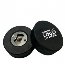 Ice Hockey Puck Bottle Opener